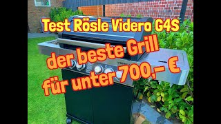 Der beste Gasgrill für unter 700 Euro Test Rösle Videro G4S  Westmünsterland BBQ [upl. by Novello]