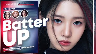 BABYMONSTER  BATTER UP  Line Distribution [upl. by Marsha]