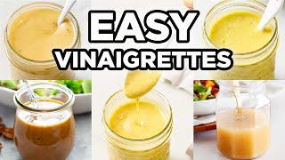 5 Easy Vinaigrette Recipes  Salad Dressing Recipes by MOMables [upl. by Okuy]