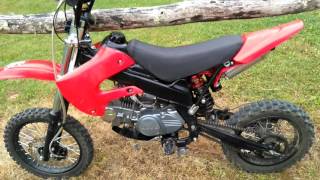 2017 Coolster 214fc 125cc pit bike review  upgrades [upl. by Naeerb214]