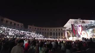 arctic monkeys pula arena 2022 crowd w phones finale [upl. by Limaj]