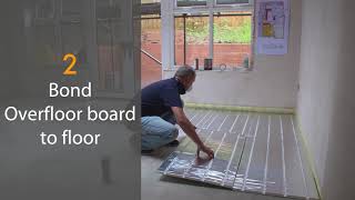 Wundatherm Ultimate  An overfloor board for tiling [upl. by Aihtnamas193]