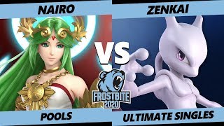 Frostbite 2020 SSBU Pools  NRG  Nairo Palutena Vs Sinai  Zenkai Mewtwo Smash Ultimate Singles [upl. by Benjamin]