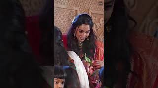 Rupali Ganguly Playing Sindoor Khela at North Bombay Sarbojanin Durga Puja 2024 [upl. by Finella]