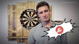 Dartboard Surround aus edlem Holz I Unboxing und Anleitung  myDartpfeil [upl. by Annairb]