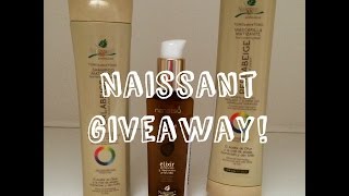 CLOSED GIVEAWAY Naissant Perla Beige Toning Shampoo Mask and Argan Oil [upl. by Nehpets340]