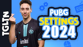 TGLTN  PUBG SETTINGS 2024  SENSITIVITY VIDEO SETTINGS KEYBINDS amp EQUIPMENT [upl. by Adia]