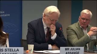 Julian Assange speaks at the Council of Europe  October 1 2024 [upl. by Akemehc]