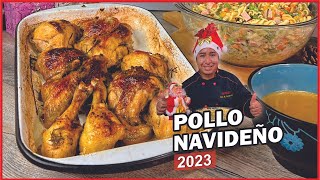 ASI SE PREPARA EL POLLO AL HORNO NAVIDEÑO I COMIDA PERUANA [upl. by Eustashe983]