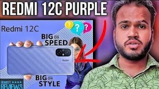 Redmi 12C Lavender Purple Review Analysis of 4GB RAM and 64GB Storage [upl. by Ovida]