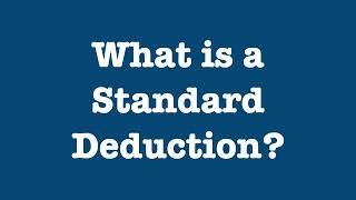 What is my Standard Deduction [upl. by Lerej]