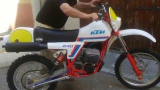 KTM 240 GS 1981 [upl. by Studnia]