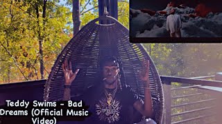 Teddy Swims  BadDreams Official MusicVideoTENNESSEE REACTION VIDEO [upl. by Saduj]