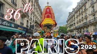 Ratha Yatra PARIS 2024 Jagannath Ratha Yatra 2024 rathayatra rathayatra2024 [upl. by Parcel629]