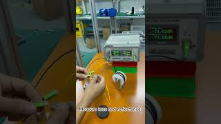 Pushable Pullable SC fiber optic patch cord Flex Test [upl. by Nirehs901]