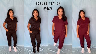 SCRUBS TRYON HAUL  Uniform Advantage  Nursing Scrubs [upl. by Raines236]