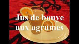 Jus de bouye aux agrumes  Citrus Baobap juice [upl. by Lihka]