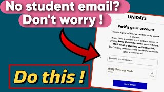 How to make Unidays Student id and Verify it  UNIDAYS Student discount offer 2024 [upl. by Vachil]