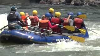 White Water Rafting The Zambezi River  Rapids 110 [upl. by Upali]