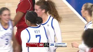 WBB Kentucky 71 Louisville 61 [upl. by Leibrag]