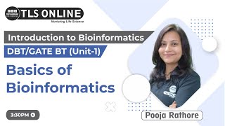 Basics of Bioinformatics  GATEBT DBTJRF [upl. by Roxi]