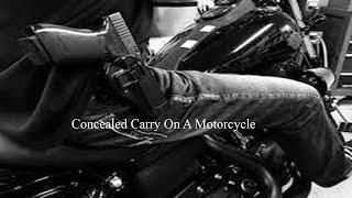 Concealed Carry On a Motorcycle [upl. by Maillil]