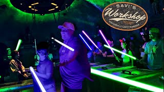 Savi’s Workshop  Handbuilt Lightsabers  Disneyland 071223 [upl. by Iralav]