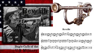 Reveille Army Bugle Wake Up Call  5 Min Repeat [upl. by Doowle]