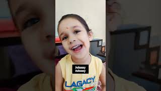 Johny Johny Yes Papa nurseryrhymes johnyjohnyyespapasong johnyjohnyrhymes ananyatiwari [upl. by Nnahsal]