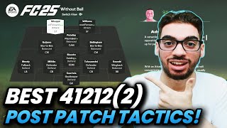 POST PATCH BEST META 412122 FORMATION AND CUSTOM TACTICS  FC 25 ULTIMATE TEAM [upl. by Kissner]