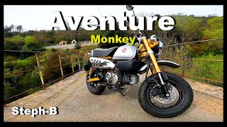 Mais quel régale Nouveau Honda Monkey 2024  2ème sortie [upl. by Ladnyc450]