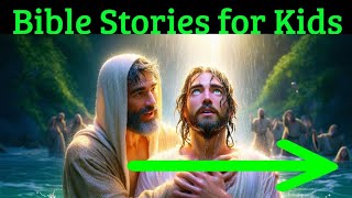 The Baptism of Jesus Christ Bible Stories for Kids  Episode 2 [upl. by Aivle]