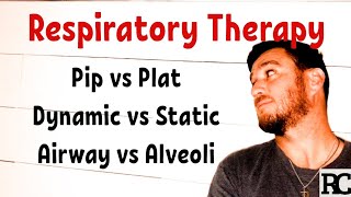 Respiratory Therapy  How does Peak and Plateau Pressure affect Dynamic and Static Compliance [upl. by Enra34]