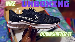 NIKE downshifter 11 unboxing better than downshifter 10 [upl. by Fausta]