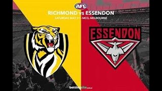 Richmond Vs Essendon Dreamtime at the G season mode P10 [upl. by Enylcaj]