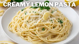 Creamy Lemon Pasta Recipe [upl. by Airretal474]