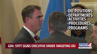 Gov Stitt signs executive order targeting DEI [upl. by Fadiman]