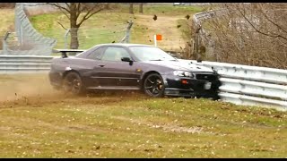 Skyline GTR accidents caught on camera [upl. by Ajnos619]