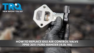 How to Replace Idle Air Control Valve 19982011 Ford Ranger 40L V6 [upl. by Enawyd448]