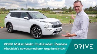 2022 Mitsubishi Outlander Review  AllNew Look Inside And Out  Drivecomau [upl. by Einafit]