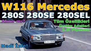 MERCEDESBENZ W116 280S  280SE  280SEL [upl. by Esertak]