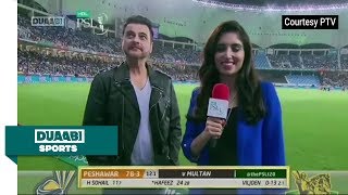 Sanjay Kapoor Attended The Opening Ceremony  PSL 2018  Multan Sultan v Peshawar Zalmi [upl. by Kcirevam]