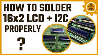 How to Solder 16x2 LCD Display Properly  16x2 LCD Solder Kaise Kare  16x2 LCD I2C Connection 🔥🔥 [upl. by Zelten]