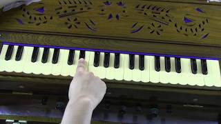 How to play  Shanti Mantra  Om Sahana vavatu on HarmoniumKeyboard [upl. by Hild]