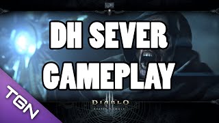 Diablo 3  How to play the Sever build DH Commentary Diablo III Reaper of Souls [upl. by Dahle]