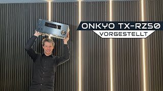 Onkyo TXRZ50 92 Kanal Netzwerk AV Receiver mit integrierte Dirac LiveRaumkorrekturtechnologie [upl. by Swenson]