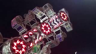 Zipper ride Fla state fair asstronaut training 2019 [upl. by Madaras]