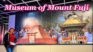 Visiting Fujisan Museum and Eating Japanese Food mountfuji museum tempura [upl. by Lihp]