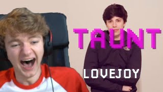 TommyInnit Reacts to Lovejoy  Taunt OFFICIAL VIDEO [upl. by Kobi]