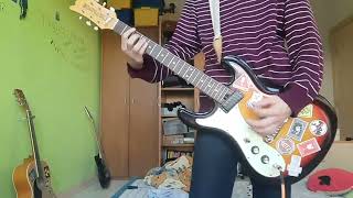 Nirvana  Scoff So So Cover Guitar Cover My New Guitar Aria Pro 2 Dm  206 [upl. by Anilocin351]